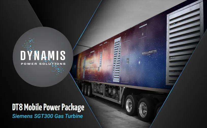 The DT8 Mobile Power Package Offers Superior Power Output Without Crane Lift or Forklift